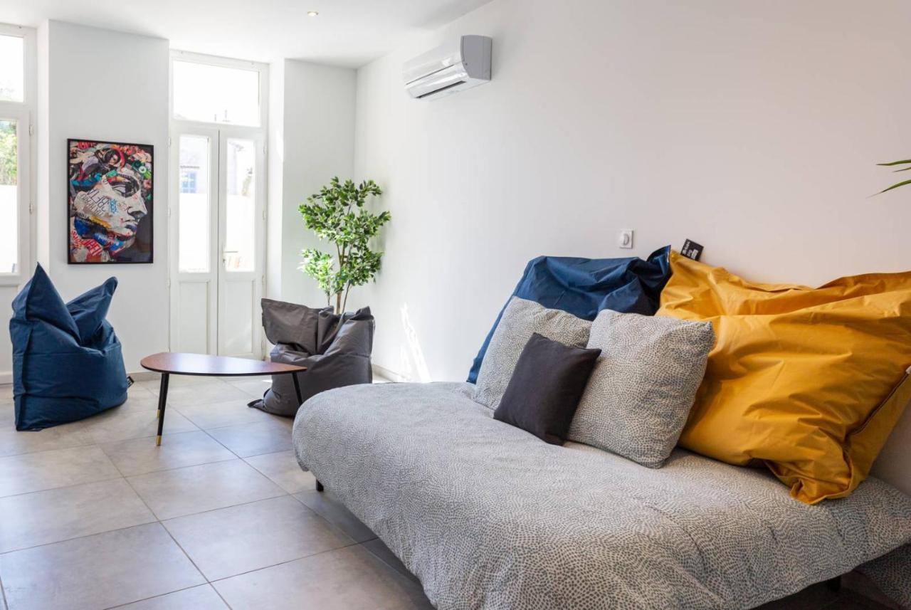 MaxBnb - CLIMATISÉ - Grand Studio 37m2&terrasse 30m2 - Est Toulon Exterior foto