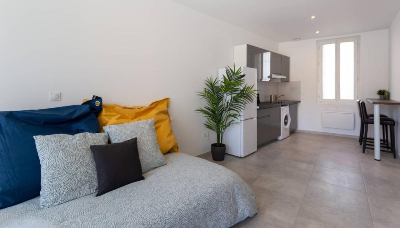 MaxBnb - CLIMATISÉ - Grand Studio 37m2&terrasse 30m2 - Est Toulon Exterior foto